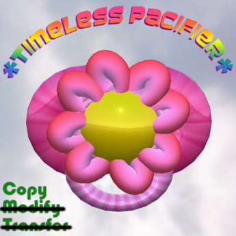 Second Life Marketplace - *Timeless* Pacifier - Pink Flower